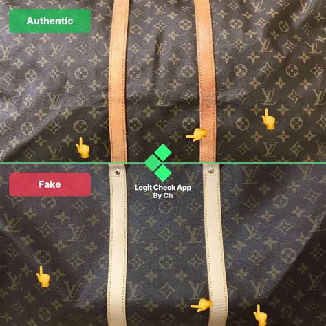 louis vuitton duffle bag fake vs real|how to check if louis vuitton is real.